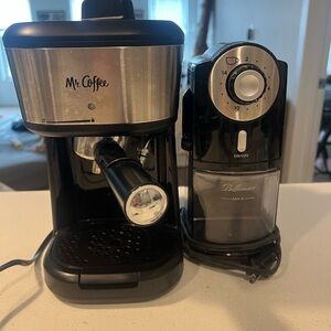 Mr. Coffee Espresso Machine with Grinder
